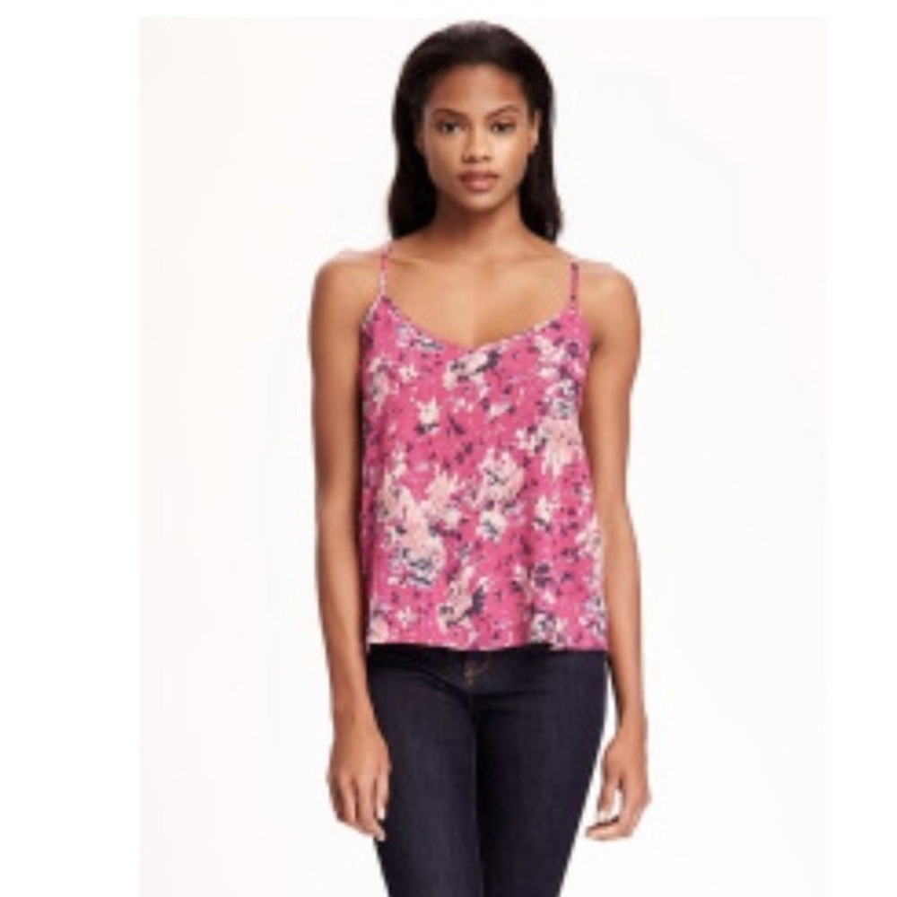 COPY - Pink floral tank top